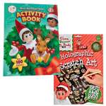 Elf On The Shelf Activity Book And Holographic Scratch Art Bundle