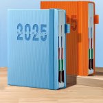 2025 New Calendar Log Self Discipline Check In Time Management One Page Per Day 365 Day Plan Office