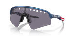 Oakley - Sutro Lite Sweep - Troy Lee Designs Blue Colorshift prizm Grey