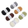 Sparkle Glitter Yarn 6 Rolls Crochet Dishcloth