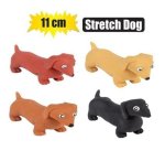 Animals Stretch Dog Sausage 11CM Asstd