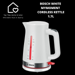 Bosch White Mymoment Cordless Kettle - 1.7L