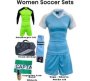 Ladies Soccer Kit Package 14 Player Tops/shorts - Goalkeeper Set - Basic Socks - Kit Bag - Captain's Arm Band - Whistle