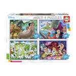 Educa Multi 4 Puzzles - Disney Classics 50 80 100 150 Piece