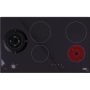 Defy - Dhg 901 Gemini Dual Fuel Hob - 1WOK + 4CERAN - Black
