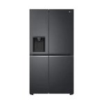 LG 674L Side By Side Fridge With Uvnano Ice & Water Dispenser In Black Finish GC-L257SQSL
