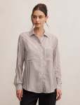 Adara Stripe Shirt - 16 Bitter Chocolate Stripe