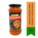 Mother's Recipe Tikka Masala Cooking Sauce Tangy Tomato Base Tikka Masala Gravy 400G - Quick Simmer Paste For Smokey Grilled Chi