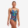 Ladies Diamond Back One Piece- Birdie Wordie