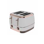 Cosmopolis 4 Slice Toaster Rose Gold