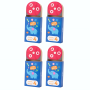 4 Pack - Shape & Colour Learning Toy For Kids - Blue