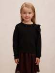 Rochelle Girls Bow Jumper - 10-12 Yrs Black