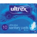 Ultra Plus Sanitary Pads 10 Pack