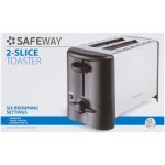 Safeway 2-SLICE Toaster Stainless Steel