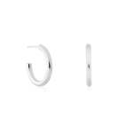 Chunky Small Hoop Silver