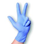 Semperit Disposable Gloves Size L 8-9 Semperguard Xtra-lite 200 Nitrile Lavender Blue Powder-free Pack Of 200
