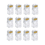 - 100 Pack Network Cable Pins RJ45 Ethernet For CAT5E/CAT6 Cables