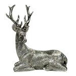 Silver Shiny Deer Standing