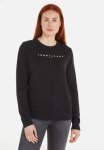 Tommy Hilfiger Tjw Reg Linear Crew Ext - Black