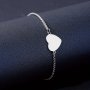 1pc Stylish And Simple Stainless Steel Love Men's Retractable Bracelet