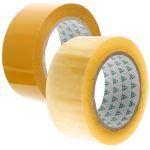 Kichouse Packing Tape 2 Rolls 100M Strong Adhesive Box Sealing Tape For Shipping Moving Mailing Office Use
