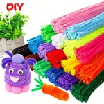 100PCS Multicolor Twist Stick Diy Handmade Hair Strip