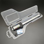 Digital Caliper 150MM Precision Measuring Tool With Ppsu Construction Easy-read Lcd Display Battery Operated With Button Cell 0.