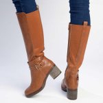 Madison Gabriella Boots - Tan - 8