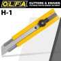 Cutter Model H-1 Extra Heavy Duty Snap Off Knife Cutter 25MM
