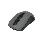 USB Wired Optical Mouse-3 Buttons 1200 Dpi Plug & Play – MU120 – Black Grey