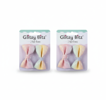 Shimmer Hair Bows Set For Girls - 2 Piece Sparkly Hair Accessories - 2 Pack