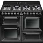Smeg 110CM Black 7 Burner Victoria Cooker - TR4110BL1