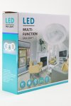 Smart Ceiling Fan With LED Light & Remote Control Pin Type 258MM
