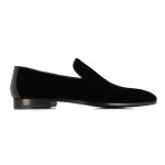 Formal Velvet Loafers -black