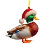 Acrylic Christmas Tree Ornament Animal Flat Pendant Pack Of 1