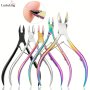 1pc Nail Art Cuticle Scissor Nippers Clipper Dead Skin Remover Cut Plier Manicure Stainless Steel Trimming Pedicure Care Tools