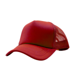 5 Panel Red & Red Truckers Cap - Sublimation Express