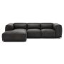 Teddy-george - Bombo Couch / Sofa In Baffalo Sued Black