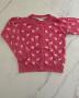 Naartjie Pink Deer Cardigan 18/24M