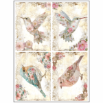 Tear Resistant Deco Print A6 Shabby Garden