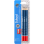 School Stationery With Sharpener Set 4 Piece