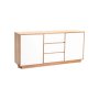 - Jicama 2 Door 3 Drawer Sideboard - White