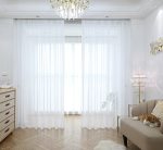 Window White Sheer Curtains 84 Inches Length 2 Panels Set Window Sheer White Curtains Basic Rod Pocket For Bedroom Children Livi