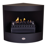 @home Panoramic Corner 600 Gas Box Vent Freestanding