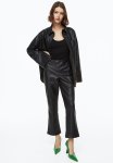 Flared Trousers - Black