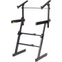 HERCULES KS410B Autolock Z Keyboard Stand With Tier