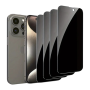 4-PACK Tempered Glass Privacy Screen Protector For Iphone 15