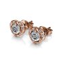 DESTINY Lucy Heart Earrings With Swarovski Crystals