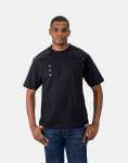 Black Label Eyelet Black T-Shirt - XXL Black