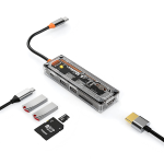 6 In 1 Multi-function Usb usb C hdmi Adapter Hub Docking Station